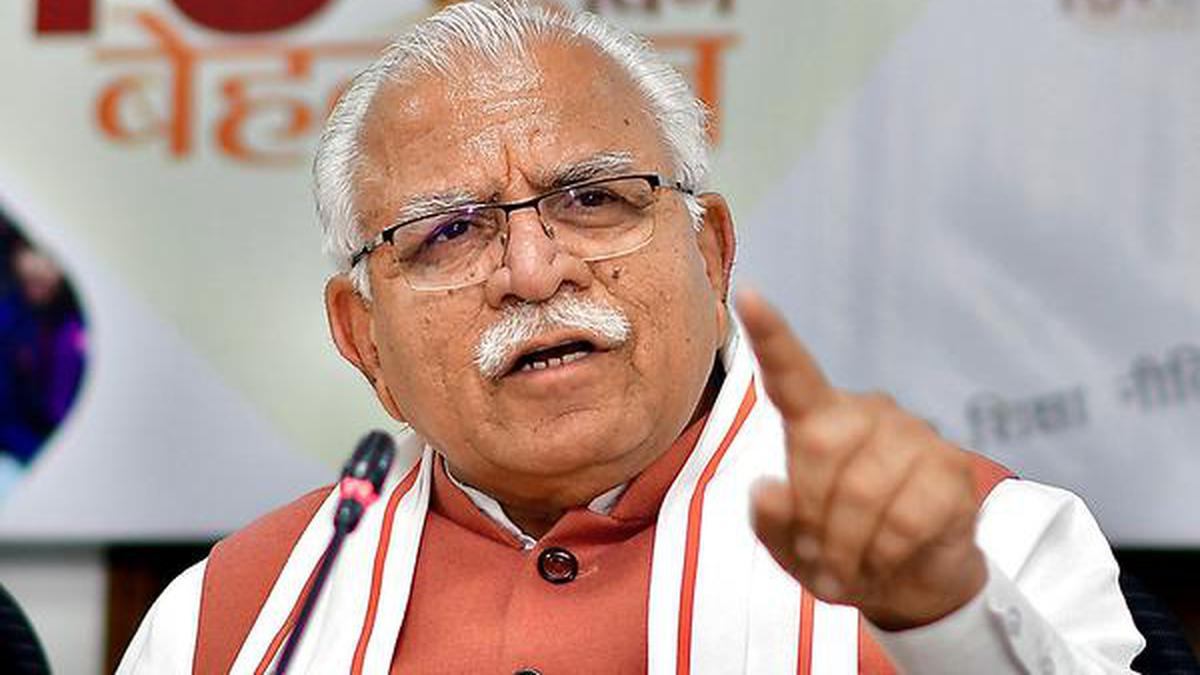 Manohar Lal Khattar defends police action in Karnal, alleges farmers hurled  stones after assuring peaceful protest - The Hindu