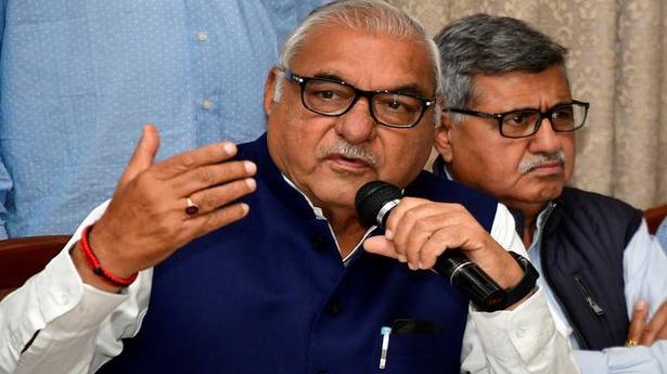 Hooda hits out at Haryana govt. for not paying heed to peoples’ welfare