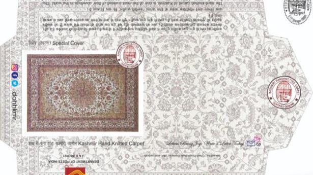 Stamp of support: Postal cover on Kashmir’s famed hand-knotted carpet