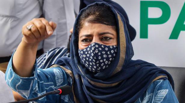 Reveal names of those held in recent crackdown on ultras: Mehbooba