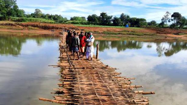 Odisha tribal boatman mortgages farm to build bamboo bridge