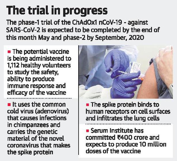 Potential Oxford vaccine fails to prevent virus spread in monkeys