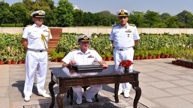U.K. Navy Chief arrives in India on three-day visit
