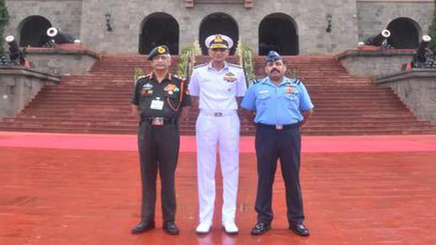 Service Chiefs together visit their alma mater, the National Defence Academy