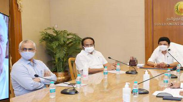 Chief Minister M.K. Stalin discusses skill training with Wipro founder-chairman