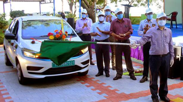 Three e-cars deployed at VOC Port, making it first major port to deploy electric vehicles