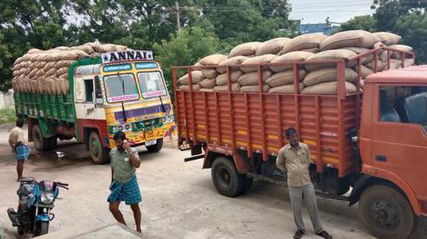 Tiruvallur farmers cart to safety, 55,000 tonnes of paddy this Navarai season