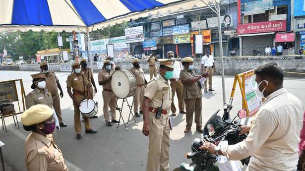 Vellore police choose music over lathis to create COVID-19 awareness