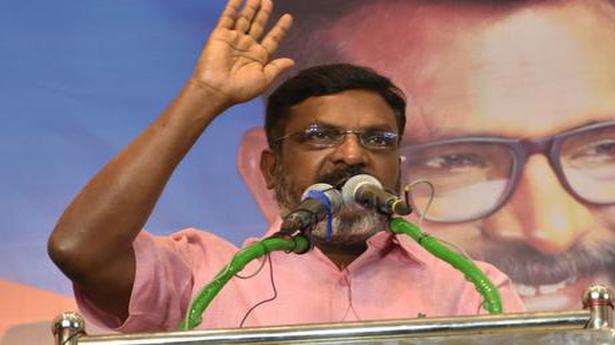 Third Front will only benefit BJP; Cong. must talk to ex-leaders, says Thirumavalavan