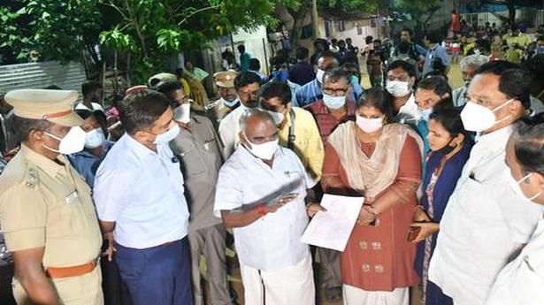 Collector inspects SL Tamils’ camp ahead of CM’s visit