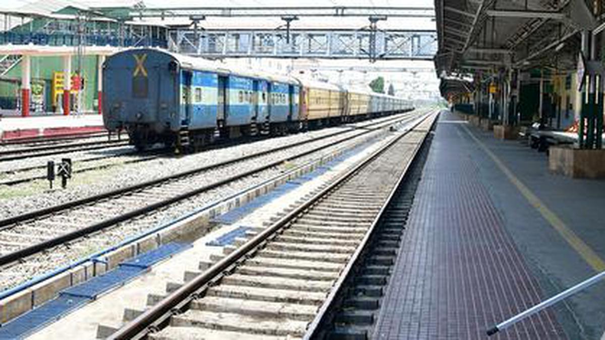 Katpadi railway station off limits - The Hindu