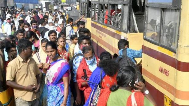 Trade unions’ strike hits transport operations in and around Chennai