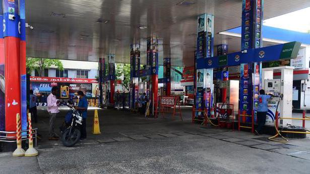 Petrol price crosses ₹ 100 a litre in Mumbai