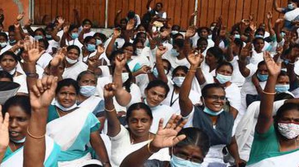 National News: Tamil Nadu village health nurses seek 8-hour duty, submit demands