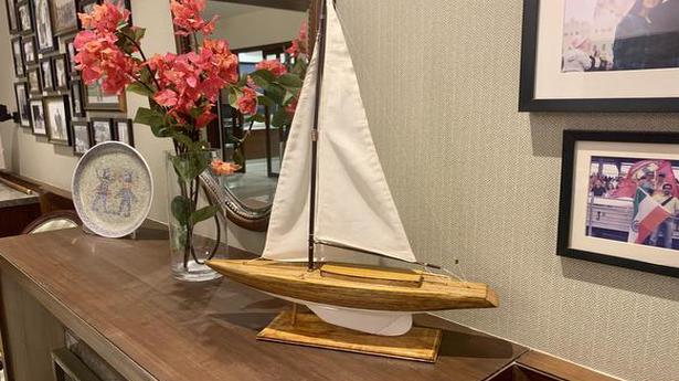 Coimbatore-based school teacher builds miniature models of a Naval ship and sailing boat