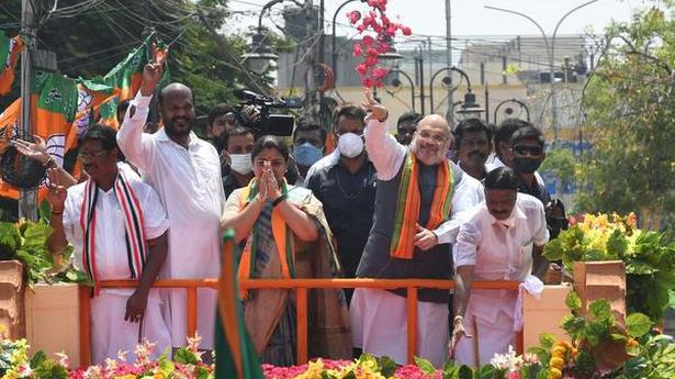 T.N. Assembly polls | Corruption, dynastic politics of DMK, Congress must end, says Amit Shah