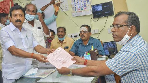DMK, AIADMK candidates file papers in Villupuram and Cuddalore