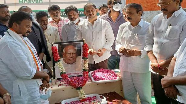 Rosaiah death: State mourning in Telangana for three days