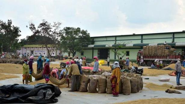 Paddy procurement crosses target in Telangana, reaches 82 lakh tonnes