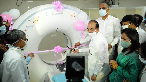 CT Scanner worth ₹2 crore inaugurated at Gandhi Hospital