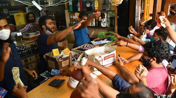 Number of liquor outlets enhanced by little over 400