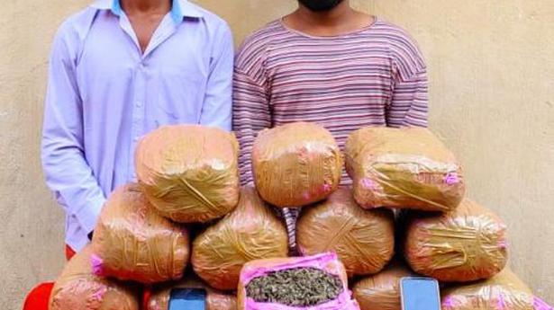 Two Inter-State ganja suppliers arrested