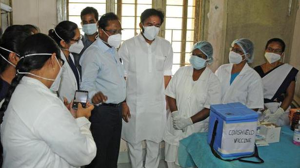 Union Minister visits Telangana’s Gandhi Hospital, urges govt. to recruit more healthcare personnel
