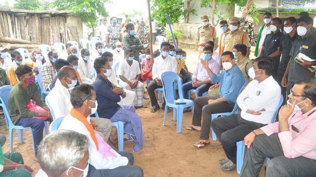 SP convinces tribals to get vaccinated