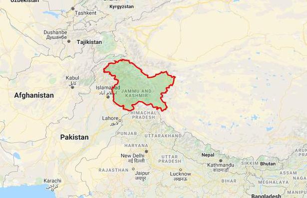 latest satellite map of india 2020 Google Maps Marks Kashmir S Outlines As Disputed When Seen From latest satellite map of india 2020