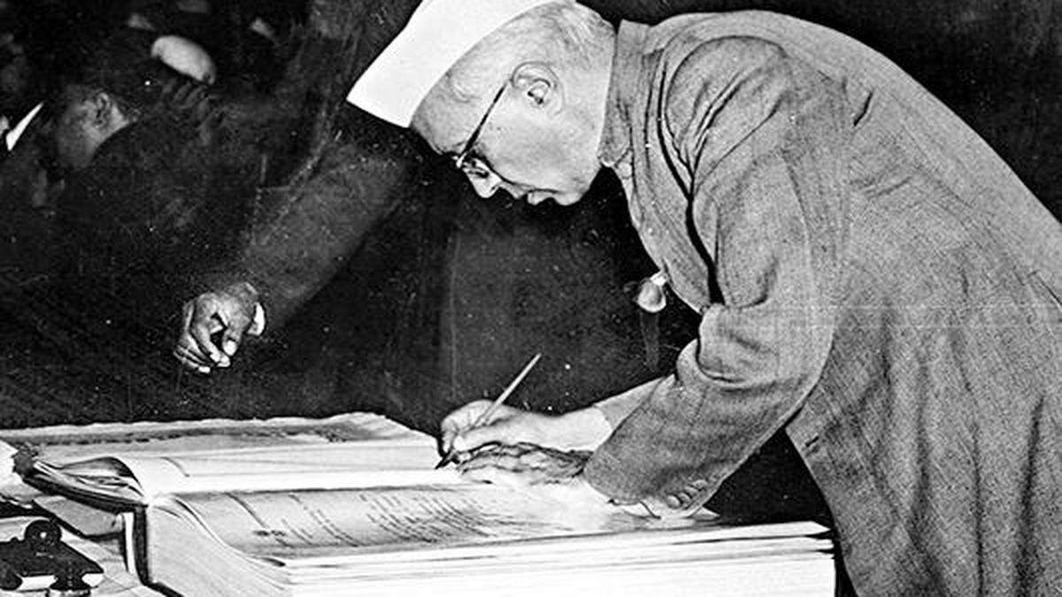 A rewriting of Nehru? - The Hindu