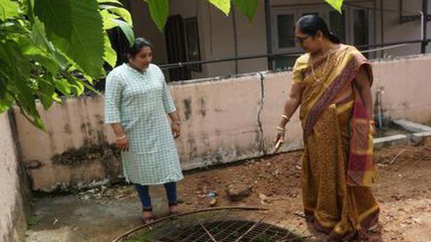 This Visakhapatnam-based colony stands out for its rainwater harvesting system - The Hindu