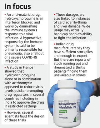 India revokes ban on export of hydroxychloroquine, drug used in treatment for COVID-19