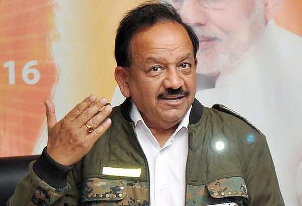 Union Minister for for Science and Technology Dr. Harsh Vardhan. File photo.