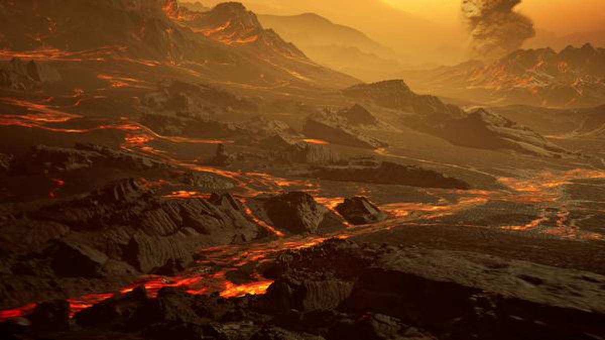 Artistic impression of the surface of the newly discovered planet Gliese486b. Credit: RenderArea. https://www.uni-heidelberg.de/