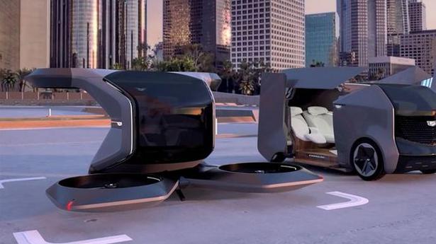 General Motors unveils Cadillac flying car and shuttle concepts at CES