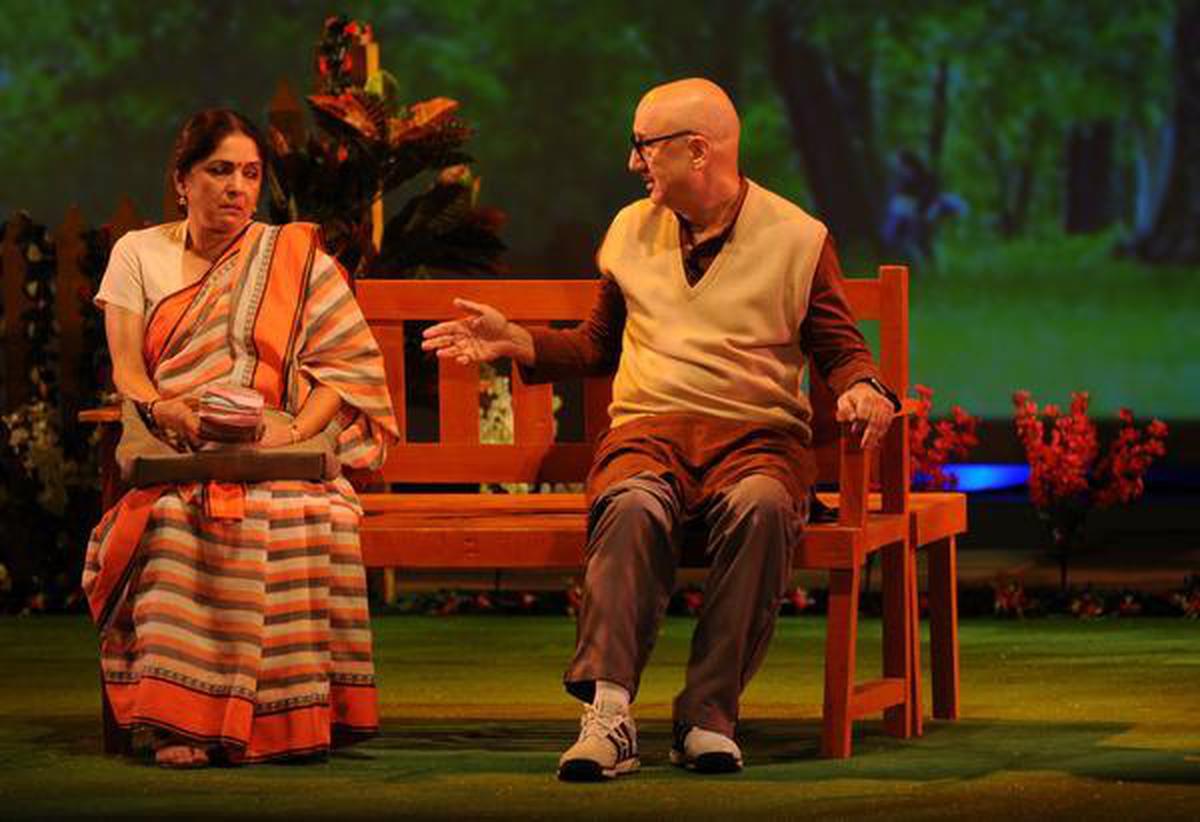 Neena Gupta in the play Mera Woh Matlab Nahi Tha.