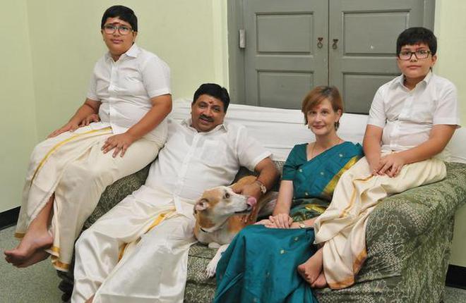 FROM A RICH LINEAGE: Dr. Palanivel Thiagarajan, MLA with his family 
