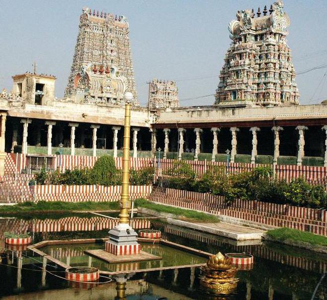 Madurai Meenakshi temple.