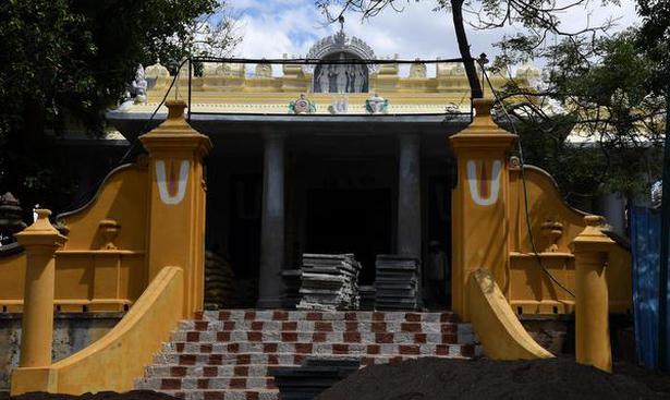 The Vasantha Mandapam in Sri Varadarajaswamy temple where Athivaradar will be kept.