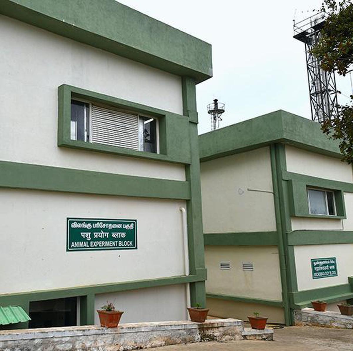 Uno de los laboratorios del Instituto Pasteur de India, Coonoor.