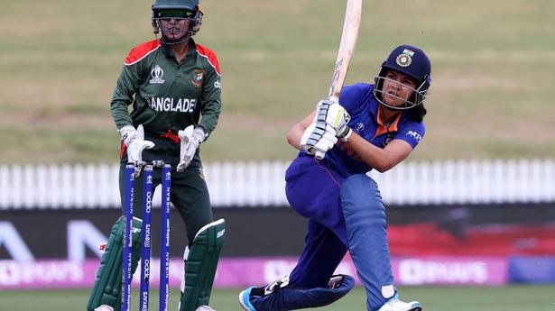 ICC Women’s ODI World Cup | Yastika Bhatia’s fifty helps India post 229-7 against Bangladesh in must-win game