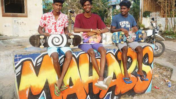 Pemain skateboard Mamallapuram untuk bersaing di Nationals