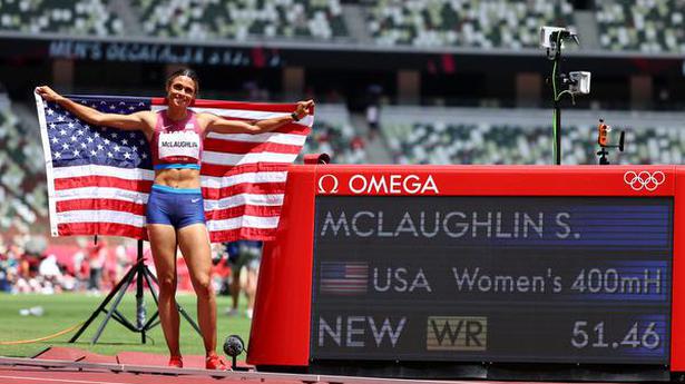 Tokyo Olympics | McLaughlin wins women’s 400m hurdles gold, sets world record