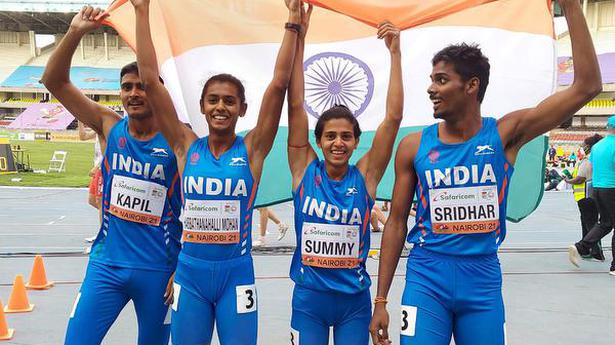 Historic mixed relay bronze for India in World athletics under-20 championships