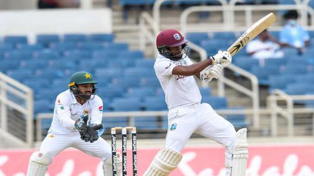 West Indies lead Pakistan by 34 runs after day 2 in 1st test