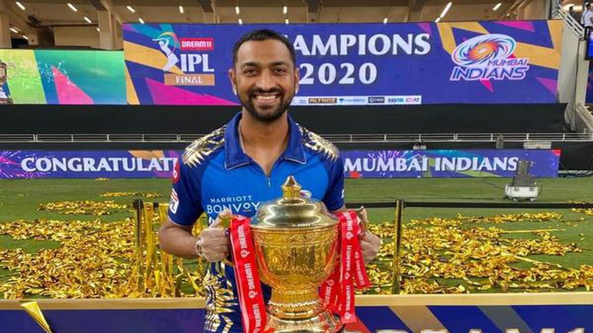 Cricketer Krunal Pandya detained at Mumbai airport for possession of undisclosed gold - The Hindu