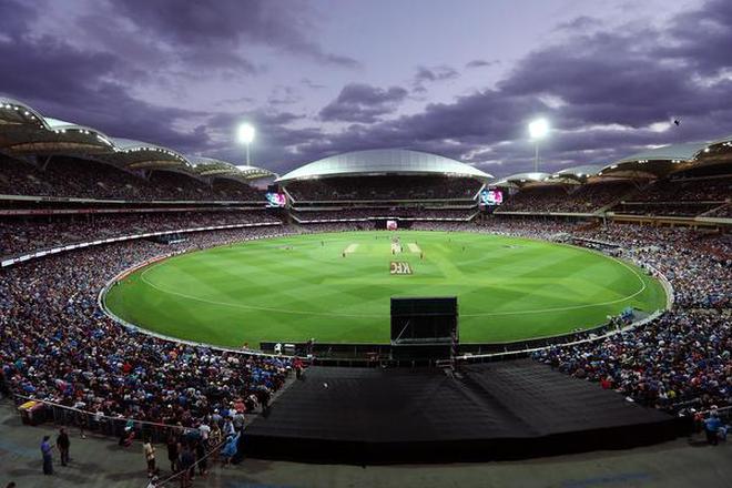 A view of the Adelaide Oval in Adelaide.