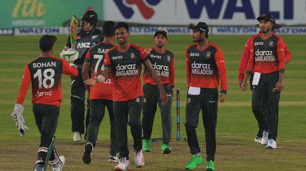 Bangladesh holds nerve to beat New Zealand by 4 runs in 2nd T20