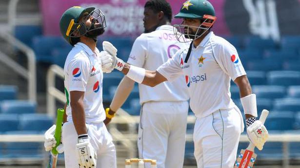 WI vs Pak 2nd Test | Babar, Fawad lead Pakistan recovery in sweltering conditions