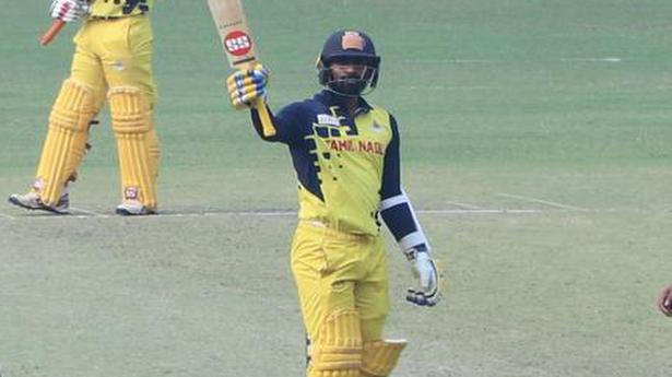 TN’s N. Jagadeesan scores half-century in Syed Mushtaq Ali Trophy T20 tournament